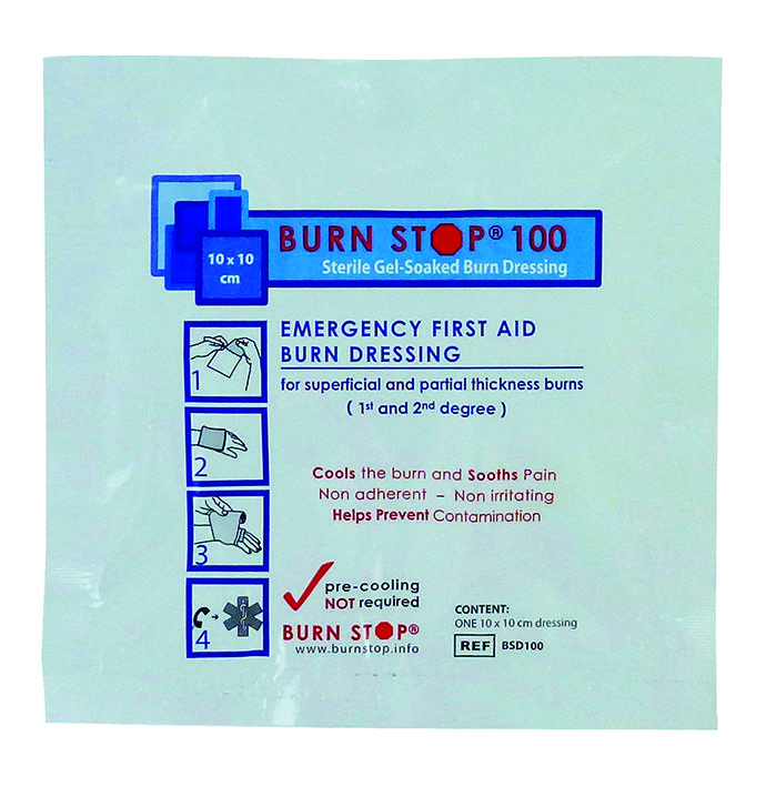 Burn Stop D8060 Burn Dressing, 10 X 10Cm
