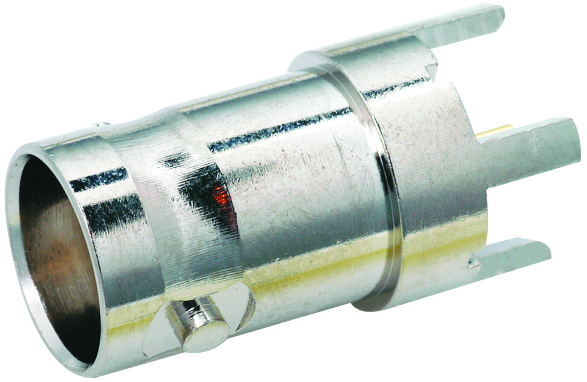 Amphenol RF 112404. Rf/coaxial, Bnc Jack, Straight, 50 Ohm, Solder