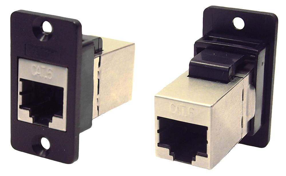 Cliff Electronic Components Cp30622S Modular Adapter, 8P Rj45 Jack-Rj45 Jack