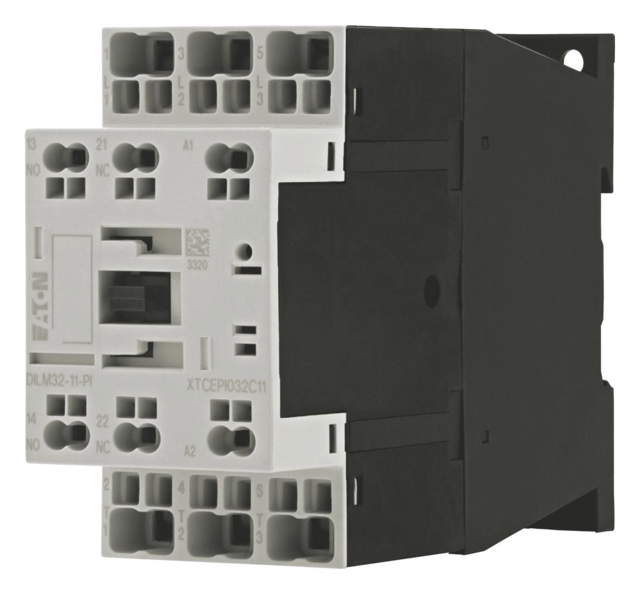 Eaton Moeller Dilm32-11(110V50Hz,120V60Hz)-Pi Contactor, 3Pst-No, 110Vac, Din/panel