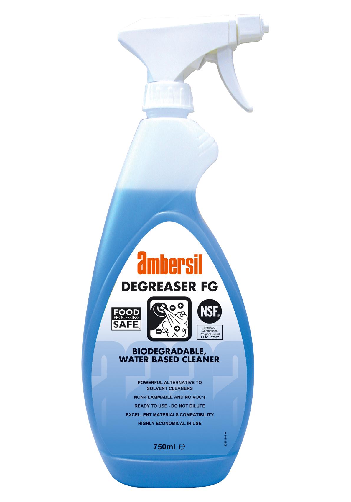Ambersil Degreaser Fg, 750Ml Cleaner, Degreaser, Spray Bottle, 750Ml