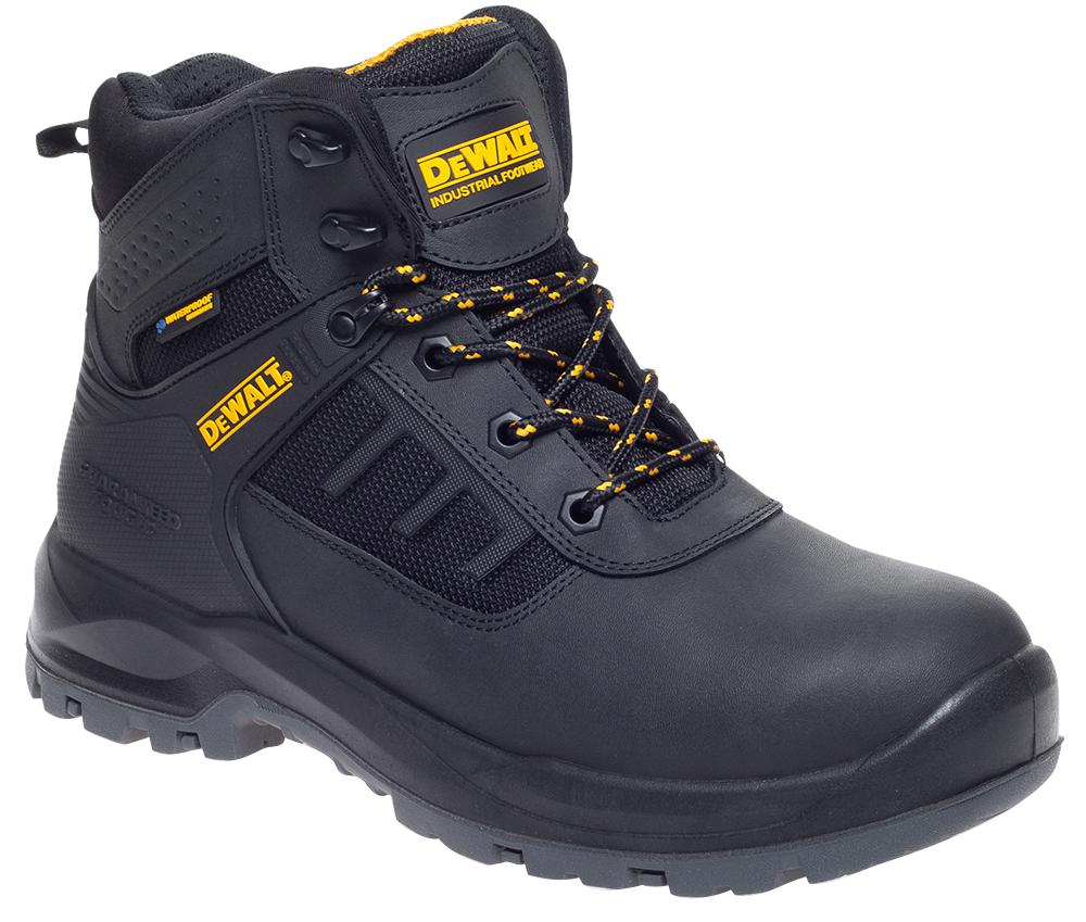Dewalt Workwear Douglas 7 Black Douglas, Safety Boot, Waterproof, Blk, 7