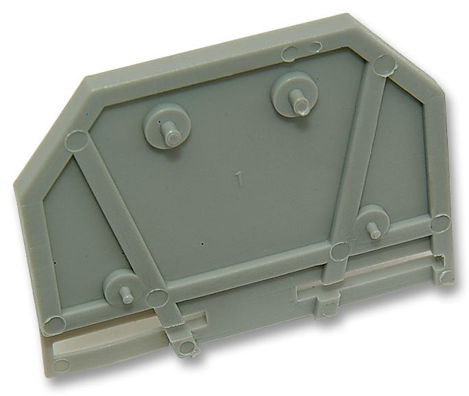 WAGO 280-301 End & Intermediate Plate, Grey