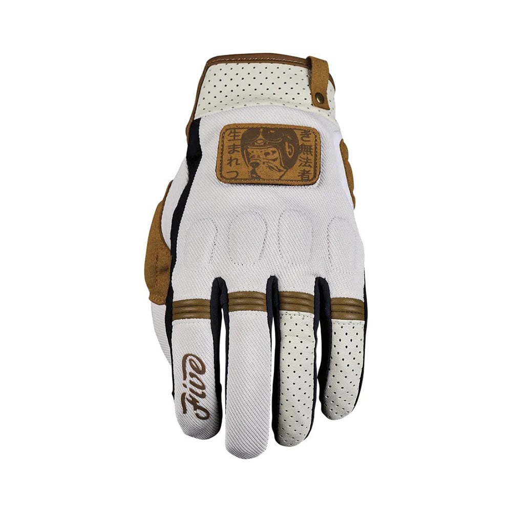 Five Scrambler Gloves Taupe Brown Size L