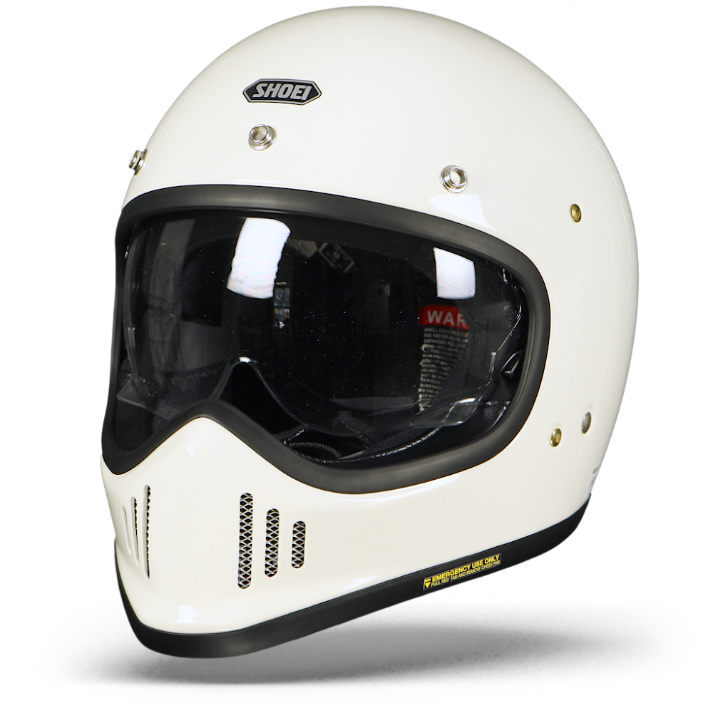 Shoei Ex-Zero Off White Offroad Helmet Size XS