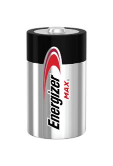 Energizer 7638900426830 Battery, Alkaline, 1.5V, D, Pk4