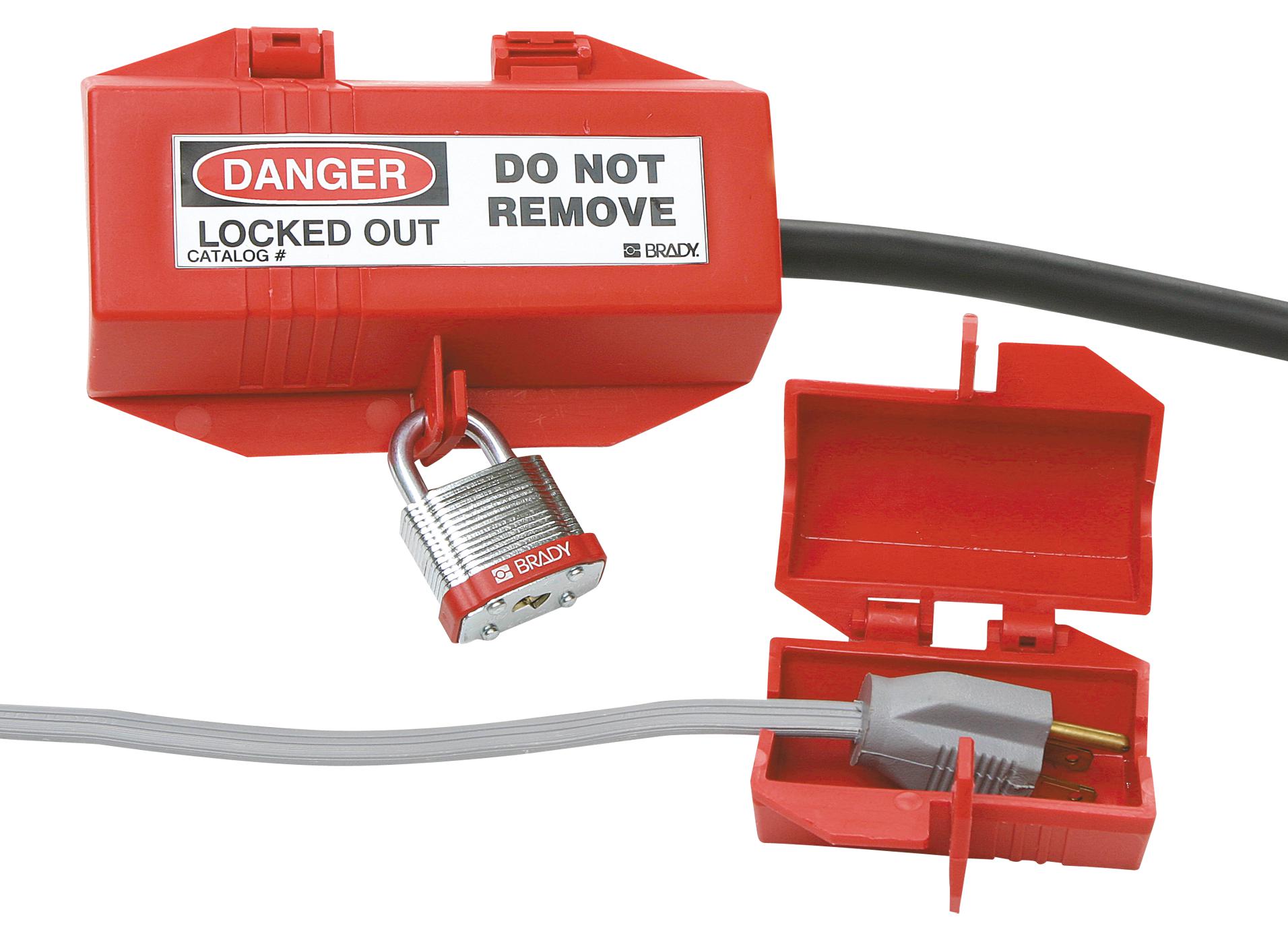 Brady 65675 Lockout, Plug, Electrical, Large