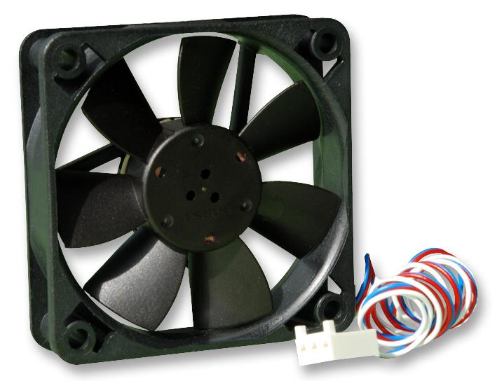 ebm-papst 612N/2Gml-096 Fan, Pc, W/Connector, 60mm 12Vdc