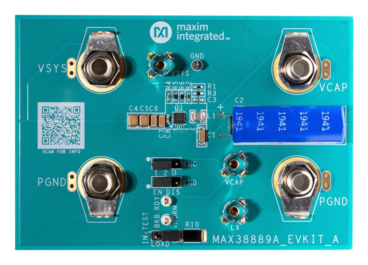 Maxim Integrated/analog Devices Max38889Aevkit# Eval Kit/supercapacitor Backup Regulator