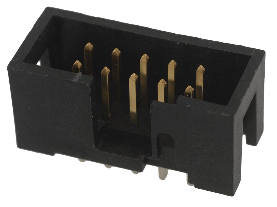 Amphenol Communications Solutions 52601-S10-4Lf Connector, Header, 10Pos, 2Row, 2.54mm, Th