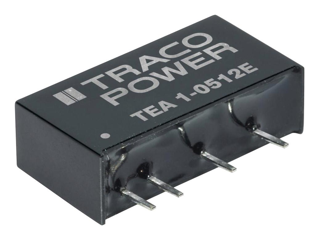 TRACO Power Tea 1-0505E Dc-Dc Converter, 5V, 0.2A
