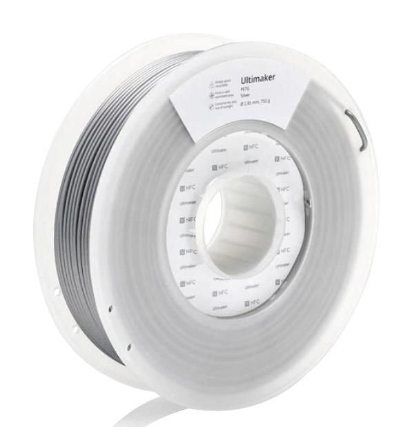 Ultimaker 227326 3D Filament, Petg, 2.85mm, Silver