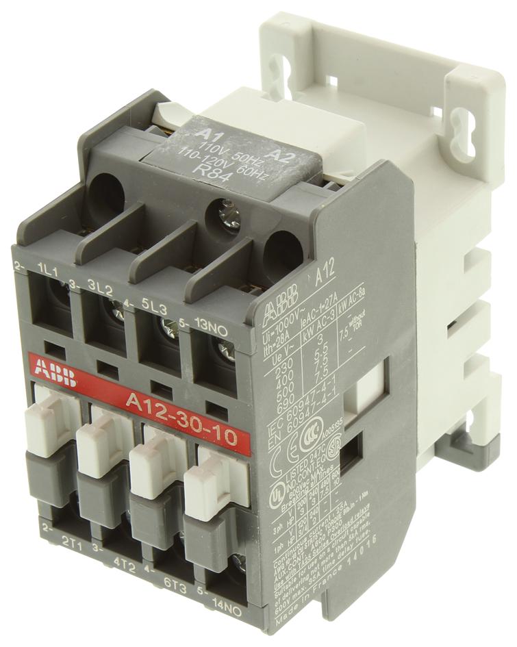 Abb A12-30-10-110V-50Hz Contactor, 5.5Kw, 12A