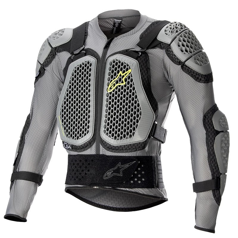 Alpinestars Bionic Action V2 Protection Jacket Gray Black Yellow Fluo Size S