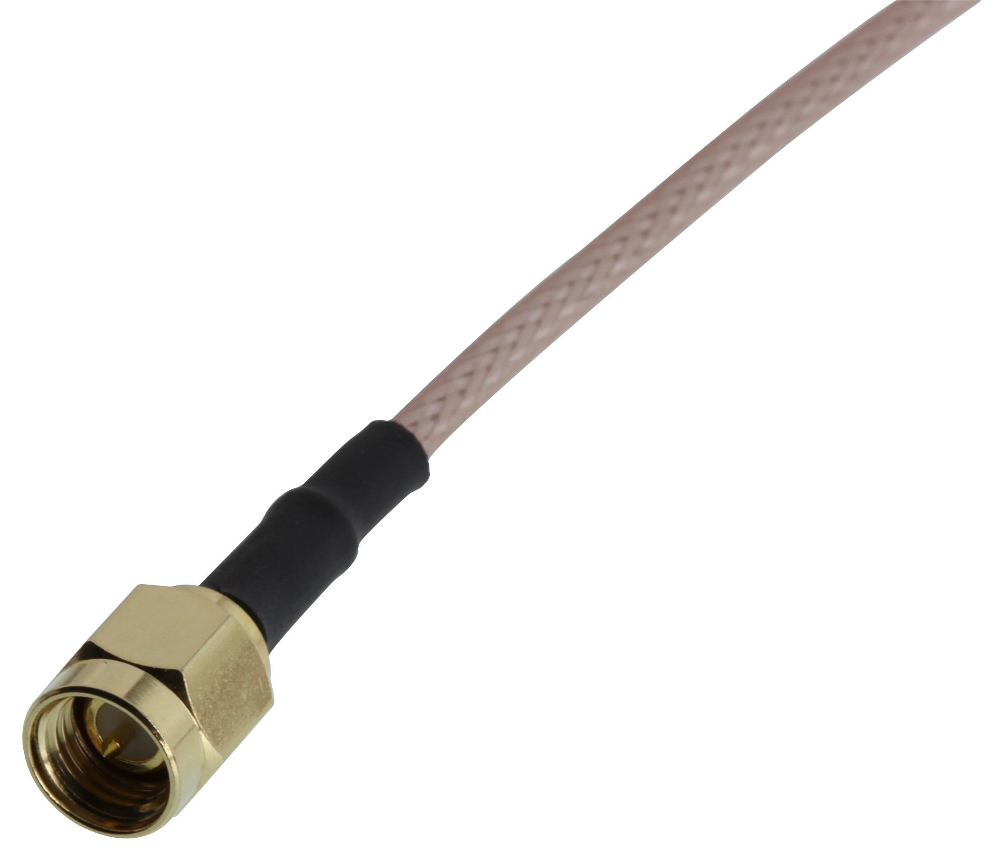 Amphenol RF 135100-01-06.00 Coax Cable, Sma Plug-Free End, 6