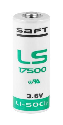 Saft Ls17500 Flc Battery, A, 3.6V, 3.6Ah