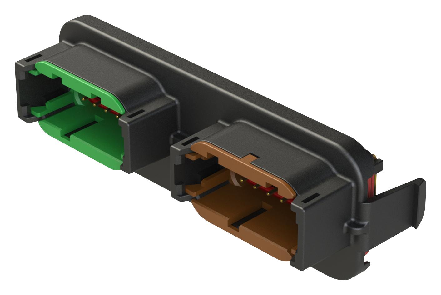 Amphenol Sine/tuchel Atm13-12Pc-12Pd-Bm01 Automotive Connector, 24Pos, Rcpt, 7.5A, 250V