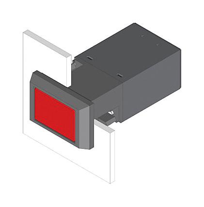 EAO 22-211.011 Switch Actuator, Illuminated Pushbutton