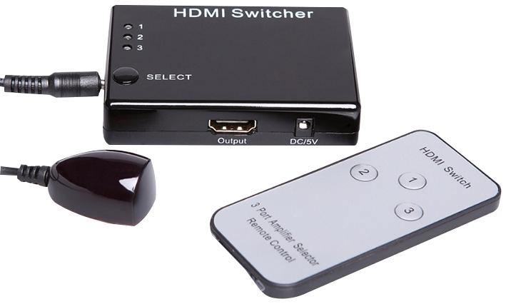 Lms Data C-Hdmi-31 3 Way Hdmi Switch+Remote