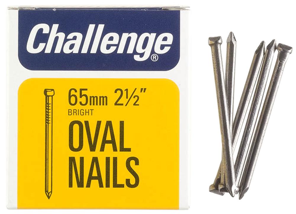 Challenge 12018 Oval Nails Bright, 65mm (225G)