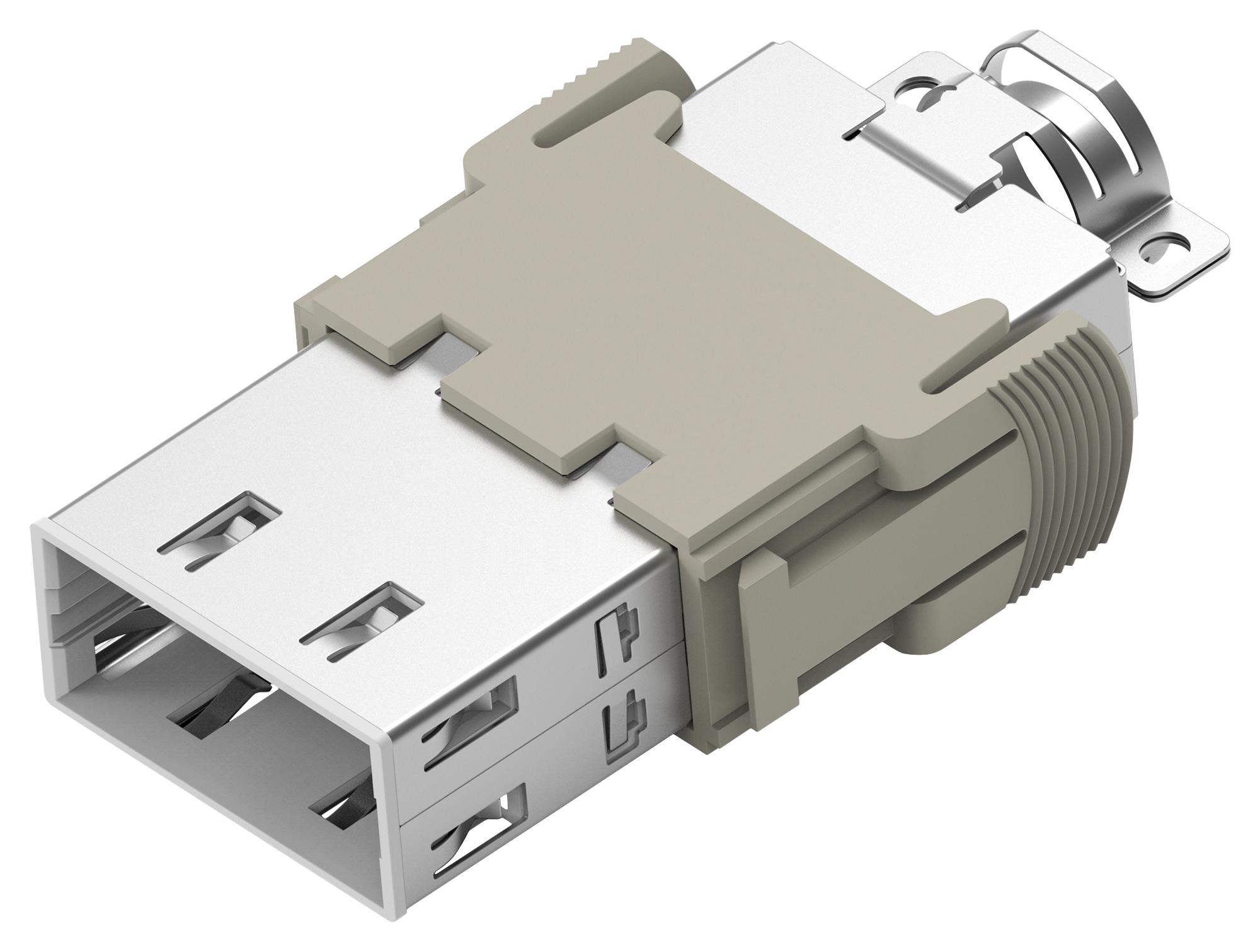 Amp Connectors / Te Connectivity T2111322101-001 Heavy Duty Module, Plug, 32Pos, 2.2A