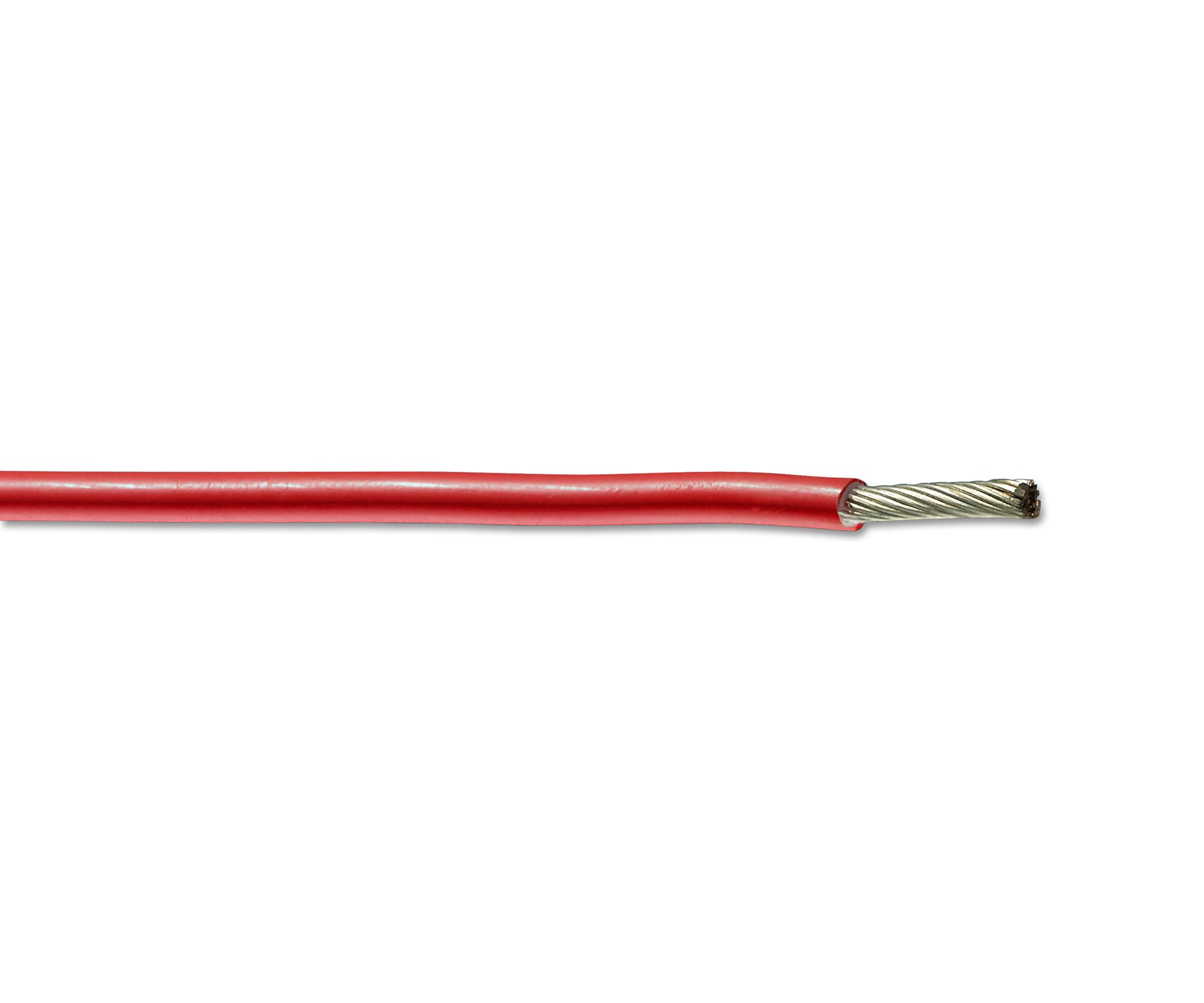 Raychem / Te Connectivity 44A0111-22-2 Wire, 22Awg, Red, 100M
