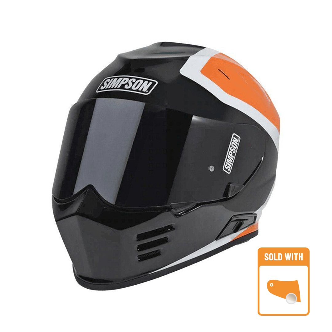 Simpson Venom Milwaukee Orange Full Face Helmet S