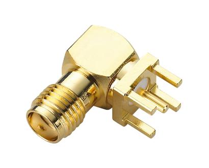 Taoglas Pcb.smafra.ht Rf Coax Connector, Sma R/a Jack, 50 Ohm, Pcb