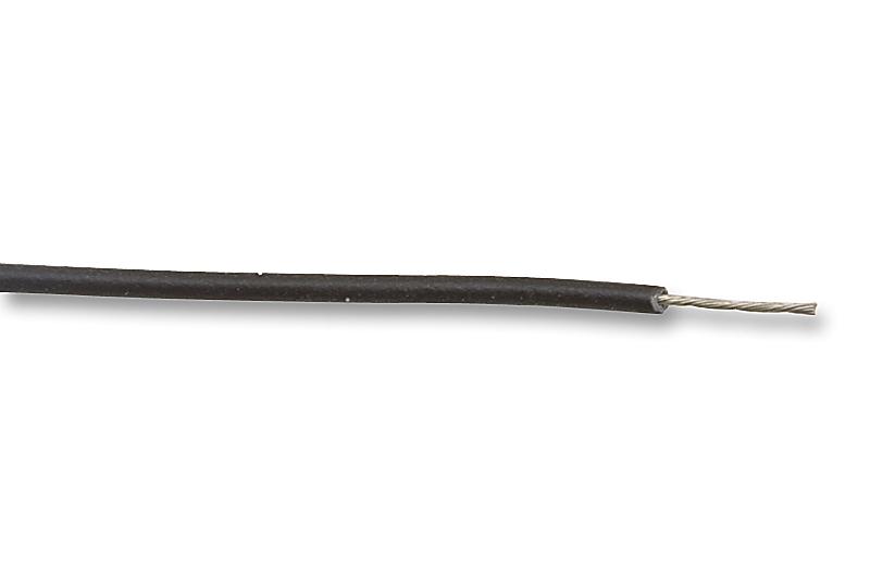 Alpha Wire 1561/24 Bk005 Hook-Up Wire, 24Awg, Black, 30M