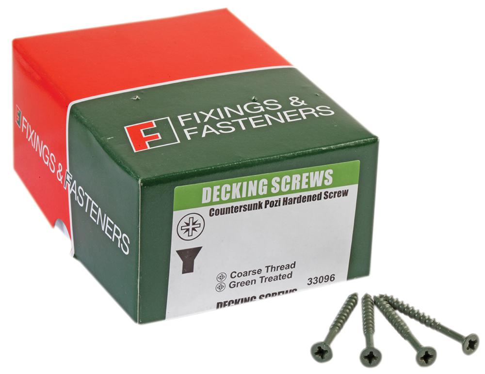 Forgefix Ds4560 Decking Screw Green 4.5X60mm Box 200