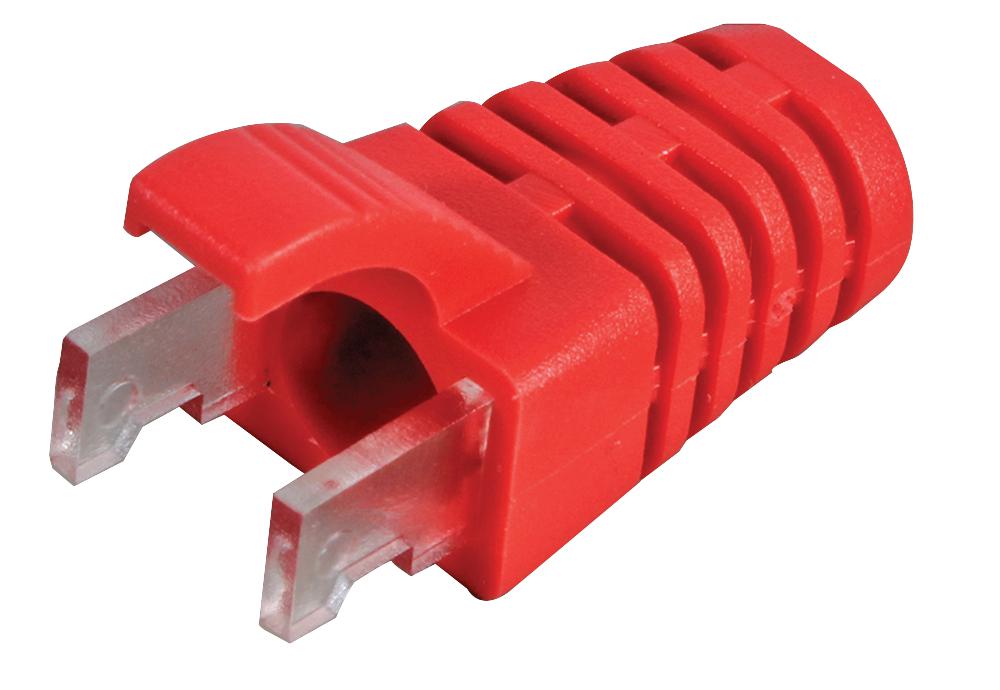 Speedy Rj45 Ps6Rd#100 Strain Relief Boot, Pvc, Rj45 Connector