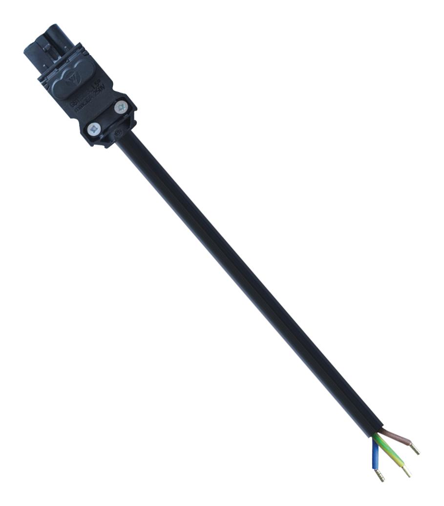 nVent Hoffman Elc1001Pbul Cable, Power, El Led, Black, 1M