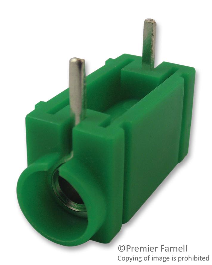 Multicomp 24.243.4 Socket, 4mm, Pcb, Green