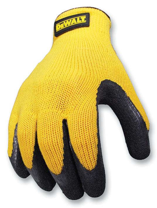 Dewalt Workwear Dpg70L Gloves, Rubber Gripper, One Size
