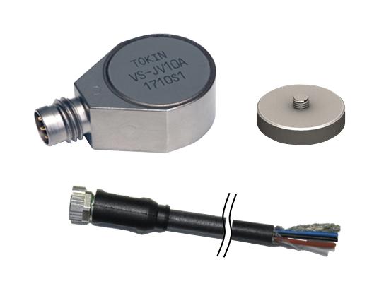 KEMET Vs-Jv10A-K03 Vibration Sensor W/ Cable, 500Ua, 5V