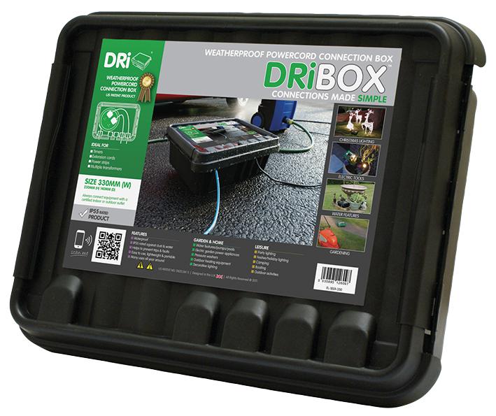 Dribox Db-330-Uk-B Dri Box 330, Ip55 Weatherproof Black
