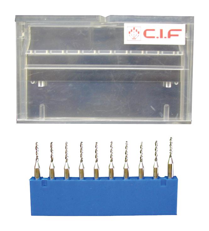 Cif Du67.10 Drill, Carbide, Ã 0.7mm, 10Pcs