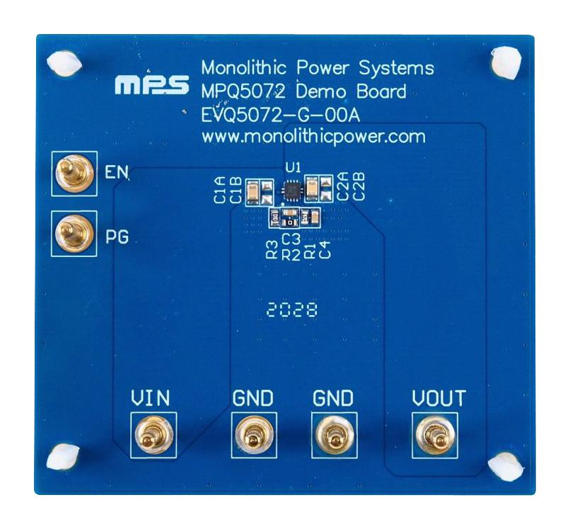 Monolithic Power Systems (Mps) Evq5072-G-00A Evaluation Board, Load Switch