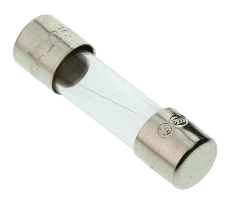 Eaton Bussmann S500-500-R Fuse, Quick Blow, 0.5A, 5X20mm, Glass