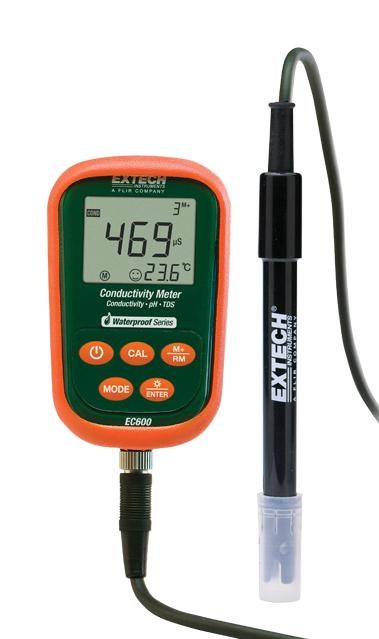 Extech Instruments Ec600 Conductivity Meter, Waterproof, 1.5%