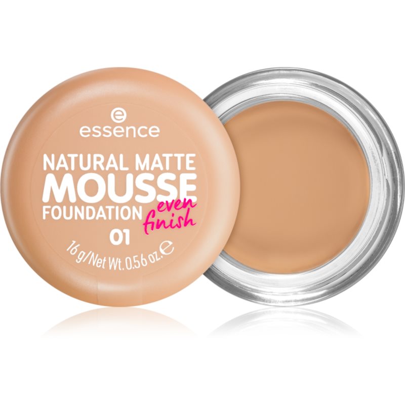 Essence NATURAL MATTE MOUSSE mousse foundation shade 01 16 g