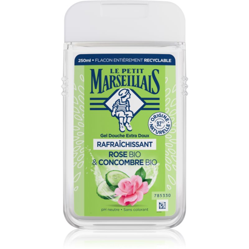 Le Petit Marseillais Bio Rose & Bio Cucumber gentle shower gel 250 ml
