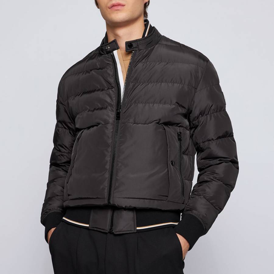 Black Dannad Quilted Jacket