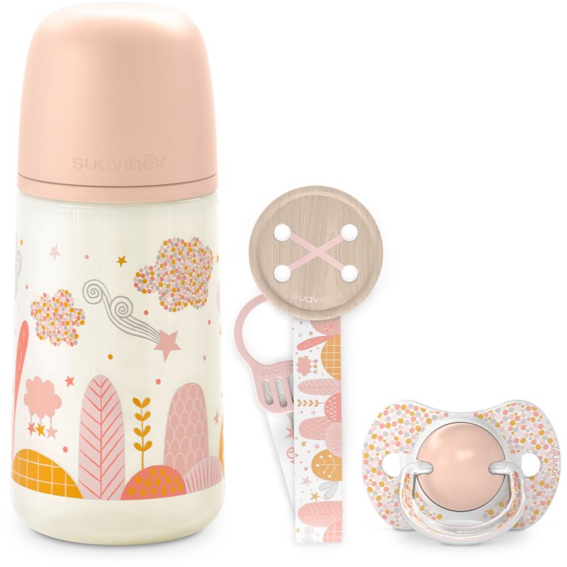Suavinex Dreams Gift Set gift set 0-6 m Pink(for children from birth)
