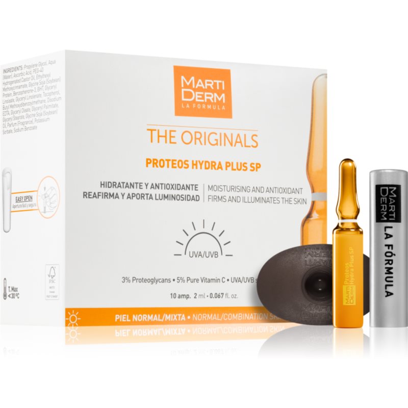 MartiDerm The Originals Proteos Hydra Plus SP ampoule with anti-ageing effect with vitamin C 10x2 ml