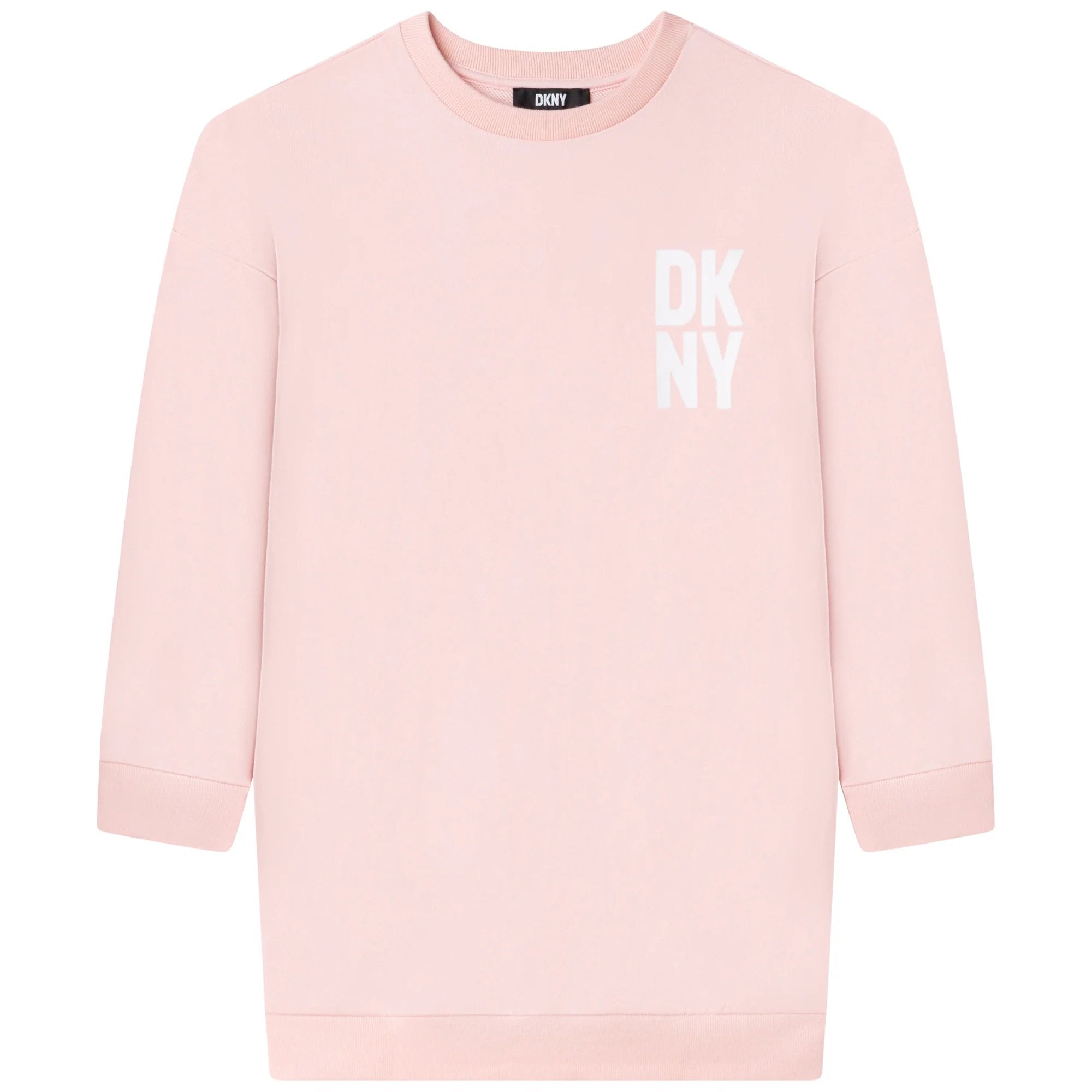 Dkny Girls Sweater Dress Pink 10Y