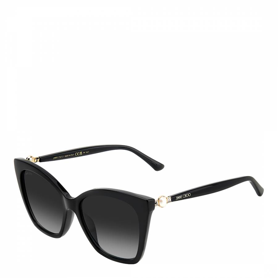 Black Rua Rectangular Sunglasses