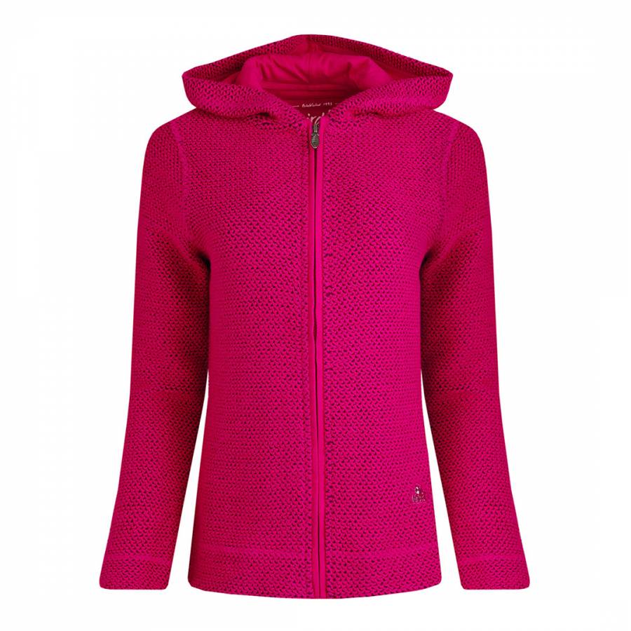 Pink Full Zip Macaroni Hoodie