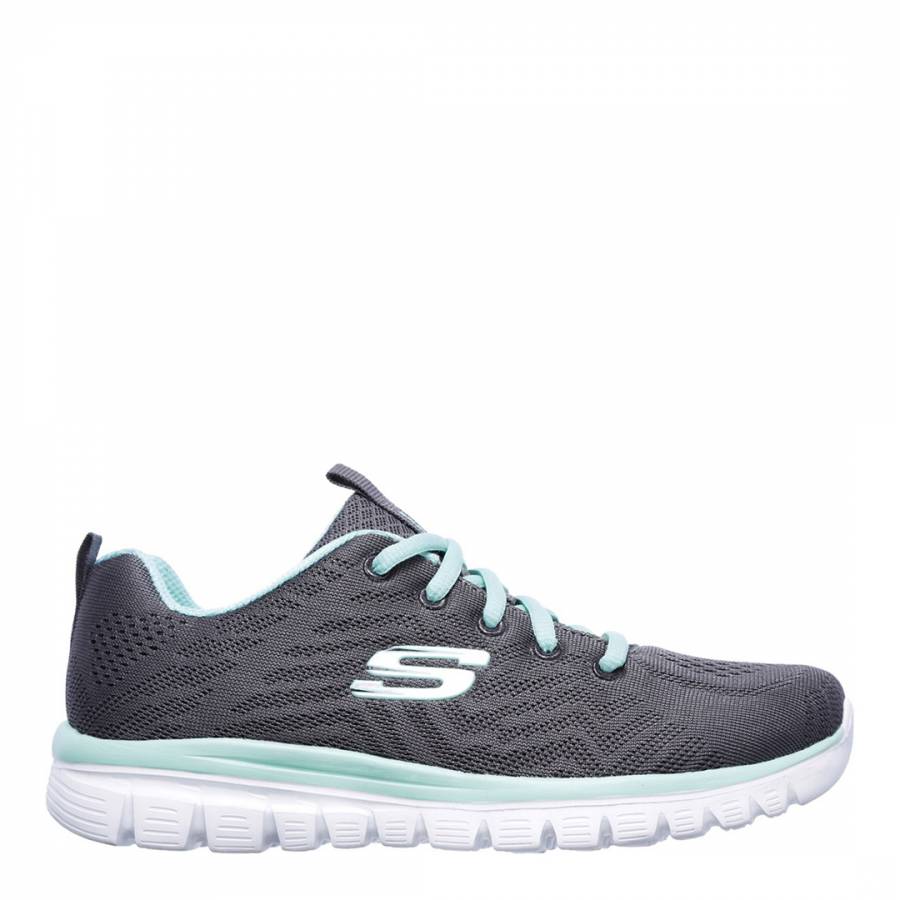 Grey/Blue Graceful Get Connected Sports Trainers