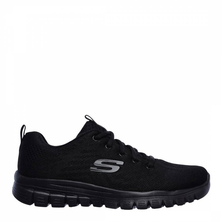 Black Graceful Get Connected Sports Trainers